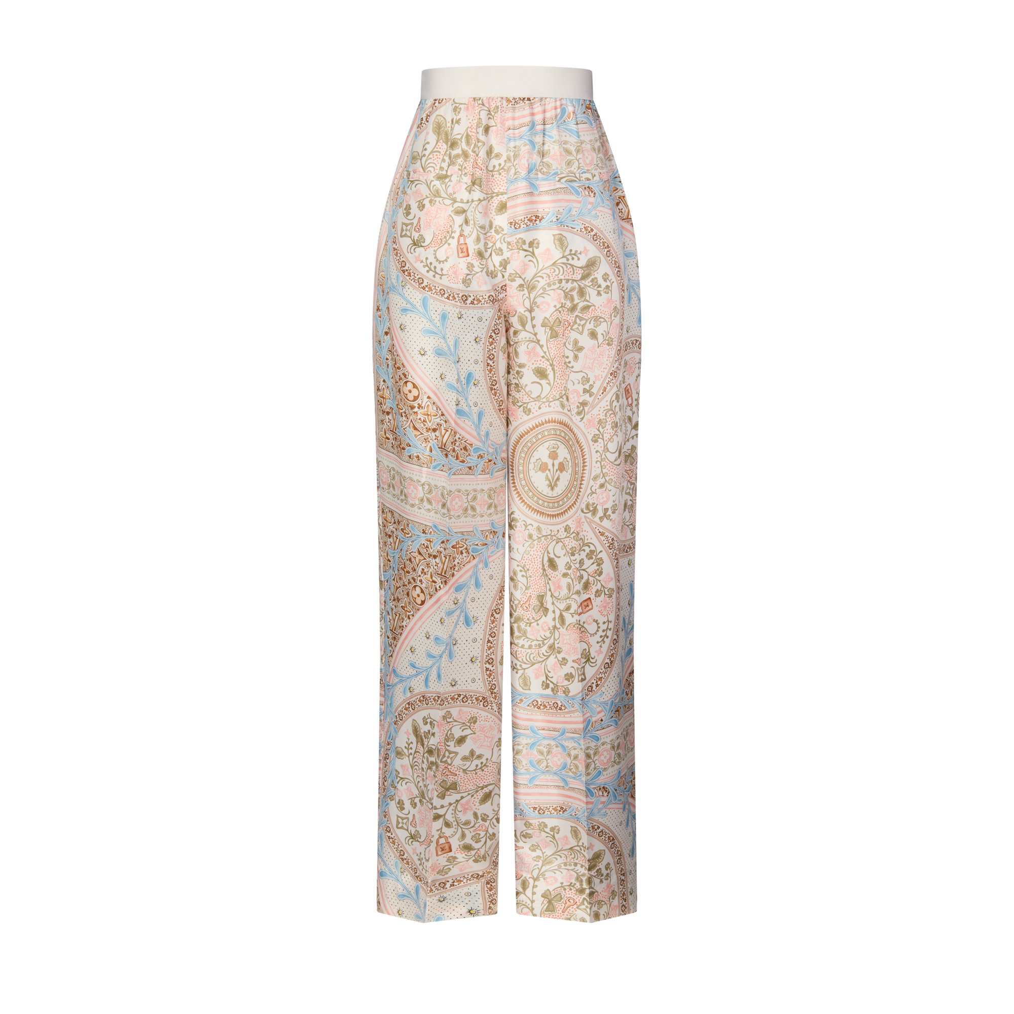 Flower Foulard Wide-Cut Pants - Women - Ready-to-Wear | LOUIS